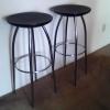 2 Bar Stools/ Silver&Black offer Home and Furnitures