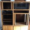 Oak tv entertainment  center offer Home and Furnitures