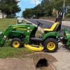 John Deere 2305 w/ front bucket, mower and tiller  offer Lawn and Garden