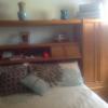 Solid Oak King Size headboard and tall stands offer Home and Furnitures