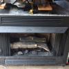 Natural gas fireplace with blower and thermostat  offer Appliances