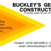 Buckley’s General Construction  offer Construction Jobs