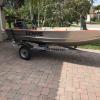 12 ft.Lowe “V” hull boat motor and trailer offer Sporting Goods