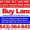 I Buy Land offer Real Estate Wanted