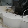 17 foot sea hunt, boat, 110HP motor and trailer offer Boat