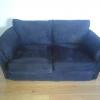 Loveseat Microplush Black offer Home and Furnitures