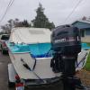16 foot  Fiberform, with 80 HP Mercury outbd. offer Boat