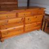 Four piece bedroom set plus matching desk offer Home and Furnitures