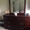 Twin Bedroom Set, bed with drawers, dresser/mirror, end table, offer Garage and Moving Sale
