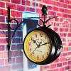 Metal Frame Wall Clock offer Home and Furnitures