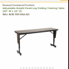 Norwood adjustable training table  offer Business and Franchise