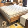 Solid Oak King Size Platform Bed offer Free Stuff