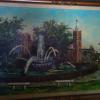 PLAZA OIL PAINTING offer Arts