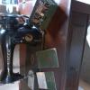 Antique Singer sewing machine with cabinet offer Appliances