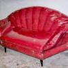 Just Lowered From $700 1950’s Art Deco Sofa, Elegance In Red!. offer Home and Furnitures