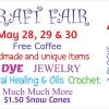 CRAFT FAIR offer Garage and Moving Sale