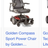 Golden Sport Electric Wheelchair, Harmar Lift and Pride Wheelchair Cover offer Items For Sale
