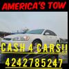 Quick cash 4 cars America's tow offer Vehicle Wanted