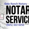 Notary Public - Gale Ranch Notary offer Professional Services