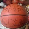 95-96 Timberwolves team signed basketball