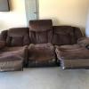 Dual recliner sofa very good condition; 14 months old