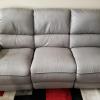 A POWER RECLINER COUCH & LOVE SEAT