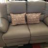 A POWER RECLINER COUCH & LOVE SEAT