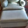 Leather recliner $150 and leather chair /ottoman ( Ethan Allen)$150