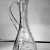 CRYSTAL ART GLASS CLEAR COLOR GORGEOUS DECANTER