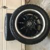 4 Blizzak snows mounted on drag rims offer Auto Parts