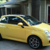 2012 Yellow Fiat  offer Car