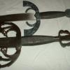 GENUINE OLD TOLEDO SWORDS AND PLAQUE