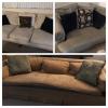 Couches, King Headboard/Platform frame & Glass Dining Table-MUST GO! - $325 (Maryland Heights) 