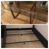 Couches, King Headboard/Platform frame & Glass Dining Table-MUST GO! - $325 (Maryland Heights) 