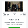 Gov't mule w/ Black Stone Cherry