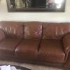 Leather Sofa & Love Seat 