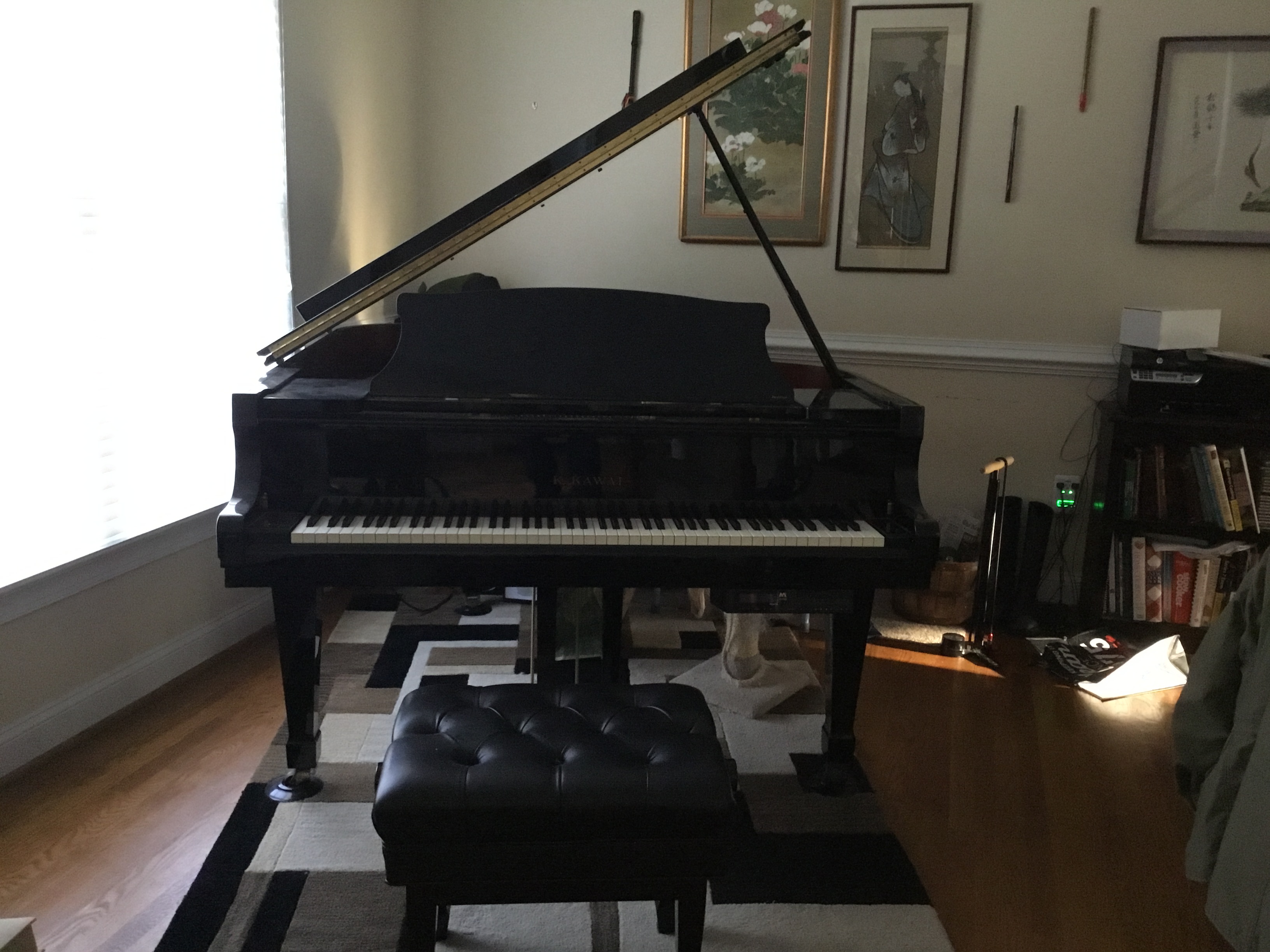K. KAWAI Grand piano with CD player Greensboro