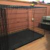Pet Crate (Large, folding, double-door with divider) offer Home and Furnitures