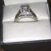 1.2 karat diamond engagement/promise ring