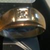 Lost Men's Gold and diamond Ring