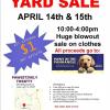 Paws in the Panhandle Yard Sale
