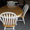 Oak Pedestal Table & Chairs