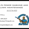 Hall's power washing and lawn maintenance offer Professional Services