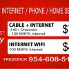 HIGH SPEED INTERNET & CABLE SERVICES, BEST RATES 