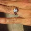 Beautiful 1.54ct. round brillant cut diamond ring