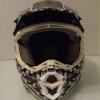 Fly Racing Motocross off road motorcycle helmet kids size L white and black