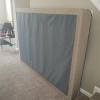 Queen box spring and bed frame 