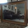 Framed beveled edge mirror 49 x 36 inches offer Home and Furnitures