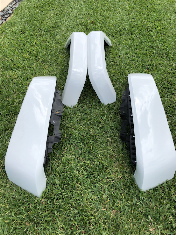 Jeep Wrangler Fender Flares White