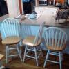Dining Table 36x60. 4 matching chairs and 3 barstools offer Home and Furnitures